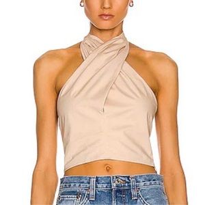 Staud Kai Top in Biscotti